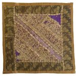 Bestickter Kissenbezug – Goldenes Suzani-Design