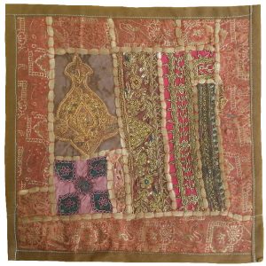 Bestickter Kissenbezug – Rosa Suzani-Design