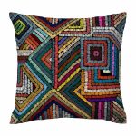 Bestickter Kissenbezug – Buntes Suzani-Design