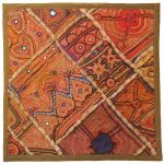 Bestickter Kissenbezug – Diba Suzani-Design