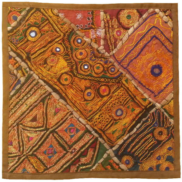 Bestickter Kissenbezug – Hibo Suzani-Design