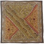 Bestickter Kissenbezug – Hiva Suzani-Design