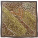 Bestickter Kissenbezug – Stadt Suzani-Design