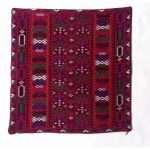 Bestickter Kissenbezug – Rotes Suzani-Design