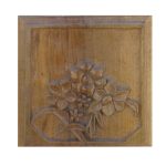Gerahmte Holzgeschnitzte Kunst Künstlerische Blume