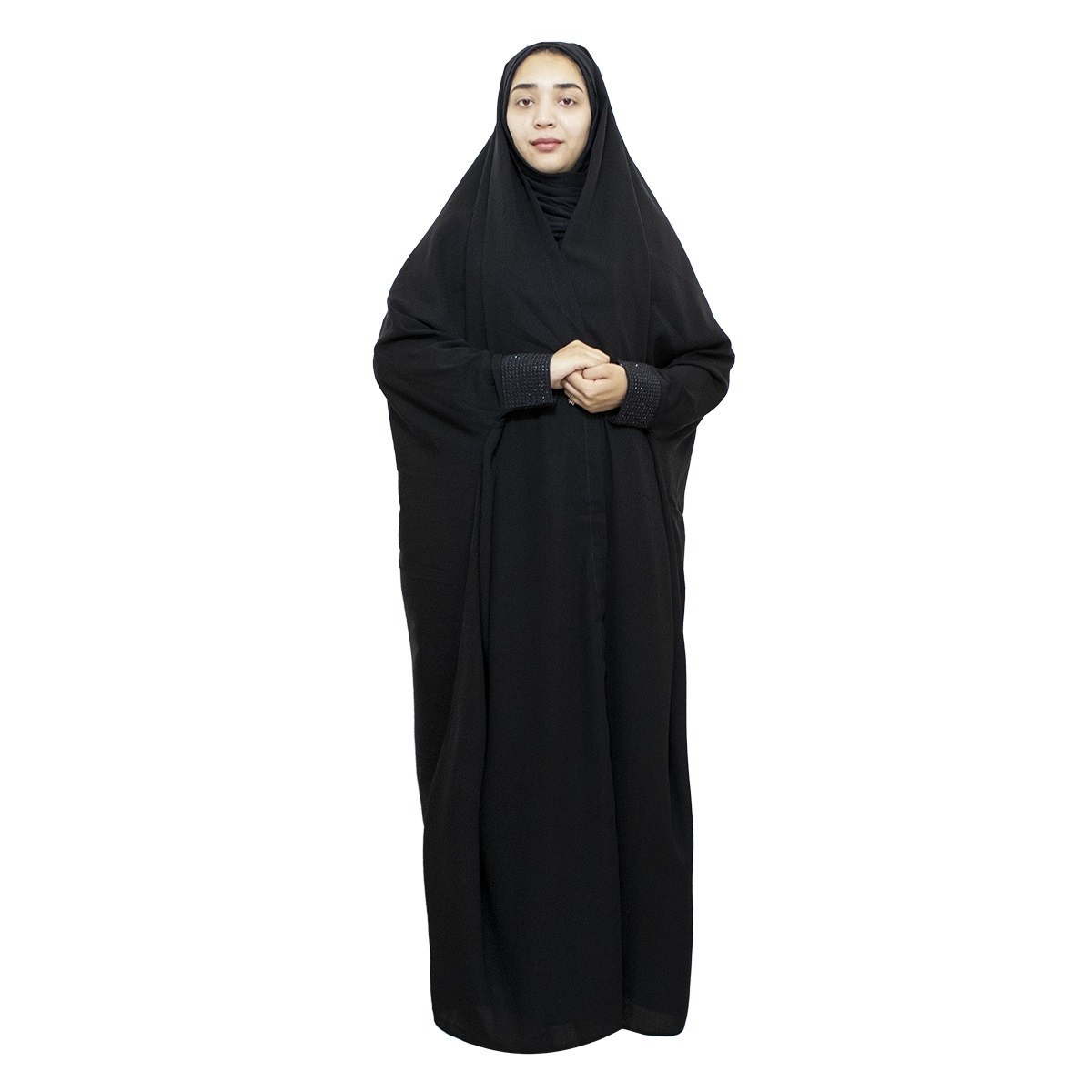 Islamischer arabischer schwarzer Chador Hijab für Frauen und Gebet - Yaman