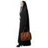 Islamischer arabischer schwarzer Chador Hijab mit Ärmeln für Frauen und Gebet - Fatemi