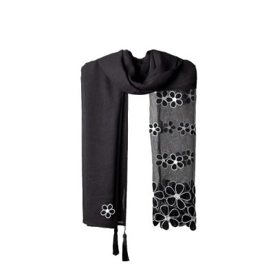 Baluchi Bestickter Schal für Frauen Modernes Blumenmuster