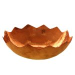 Kupfer-Dessertschale zum Servieren, traditionell gehämmert Golin