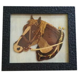 Intarsienkunst – Künstlerisches Pferd