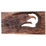 Holzgeschnitzte Wandkunst Modell Oghab