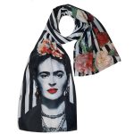 Bedruckter Schal für Frauen Künstlerisch und Leicht Frida