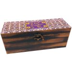 Holzbox zum Verschenken mit persisch inspiriertem Muster