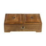 Holz-Teebeutel-Organizer-Box mit Wärmer Kräuter I