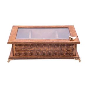 Holz-Teebeutel-Organizer-Box mit Fächern Diba