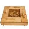 Holz-Teebeutelkästchen mit Teewärmer Tina