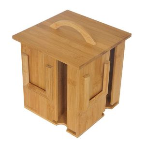 Holz-Teebeutel-Organizer-Box Zhav