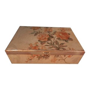 Holz-Teebeutel-Organizer-Box mit Fächern Weizen
