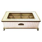 Holz-Teebeutel-Organizer-Box mit Fächern Dilan