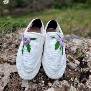 Giveh Schuhe – Persische Handgefertigte Atmungsaktive Fußbekleidung Blüte