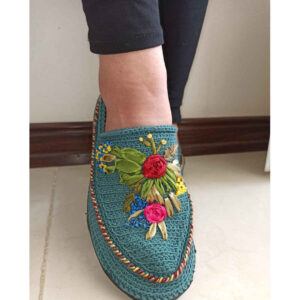 Giveh Schuhe – Persische Handgefertigte Atmungsaktive Fußbekleidung Blume