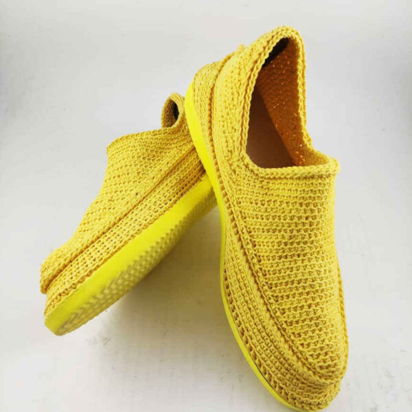 Giveh Schuhe - Persische Handgefertigte Atmungsaktive Fußbekleidung Gelbe Sonne