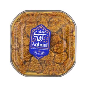 Persischer Sohan Asali Safran Krokant Süßwaren mit Sesam, Safran und Rosenwasser (2 Packungen)