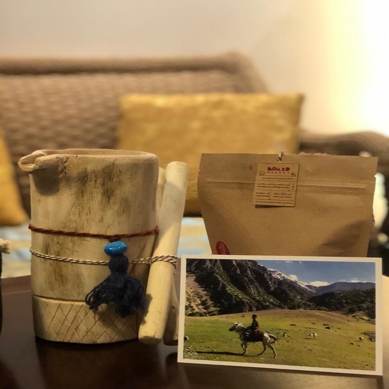 Holz-Teghar „Kashk Sab“ Modell Serco