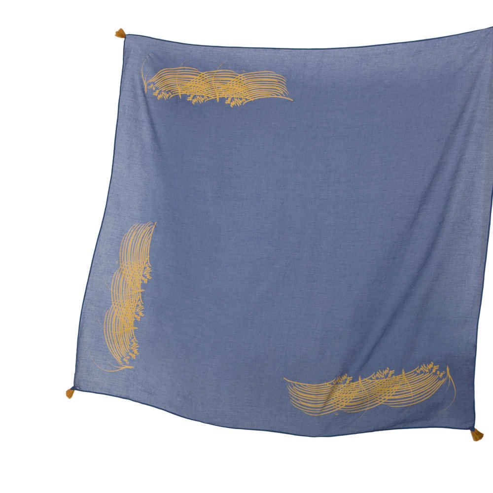 Persischer Künstlerischer Druck Schal für Damen – Luxus und Lebendiges Eshgh-Design