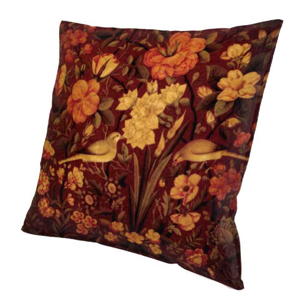 Brauner persischer Samt Kissenbezug – Bolbol Design (Set von 2)