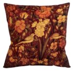 Brauner persischer Samt Kissenbezug – Bolbol Design (Set von 2)