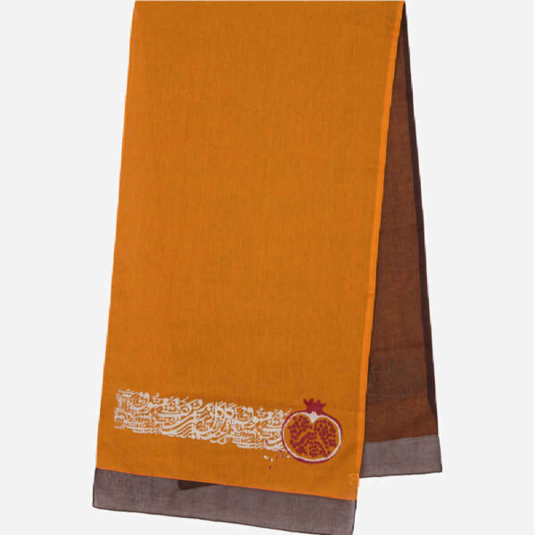 Persischer Bedruckter Schal für Frauen Künstlerisch und Leicht Kalligraphie Mashoogh