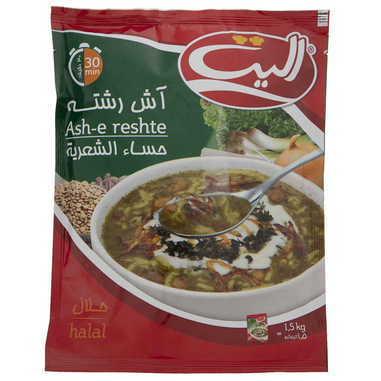 Aush Reshteh Instant-Pulver, Elite (20 Beutel)