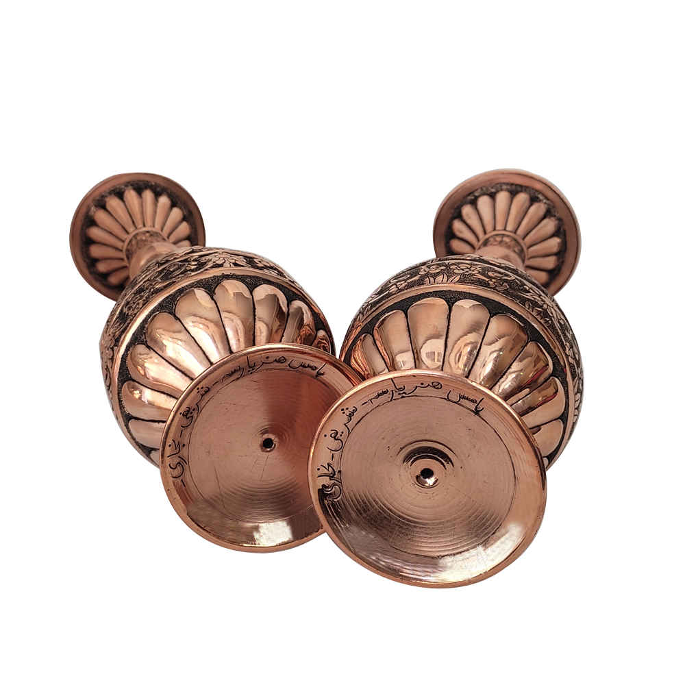 Handgefertigte persische Kupfervase dekorativ Lavin Design – 2er-Set