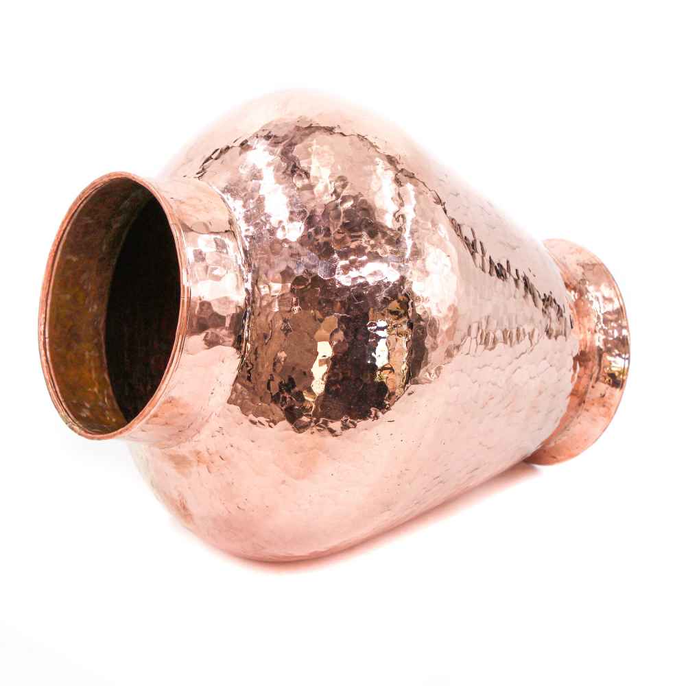 Handgefertigte dekorative persische gehämmerte Kupfervase Khomrei