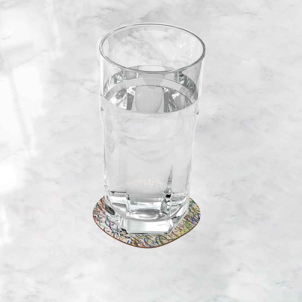 Set aus Untersetzern mit persisch inspiriertem Kalligrafie-Design Mehr