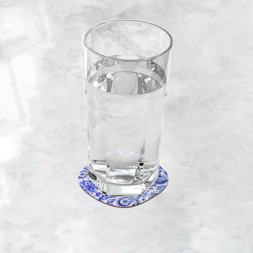 Set aus Untersetzern mit persisch inspiriertem Kalligrafie-Design Neshane To