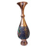 Dekorative Kupfervase, handbemalt mit persischer Minakari-Emaille Fariba
