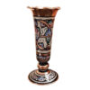 Dekorative Kupfervase, handbemalt mit persischer Minakari-Emaille Sheypoori