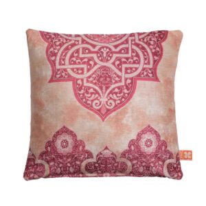 Persischer Samt Kissenbezug – Rosa Design (Set von 2)