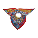 Blumenschal für Damen – Luxus und Lebendiges Blumendesign
