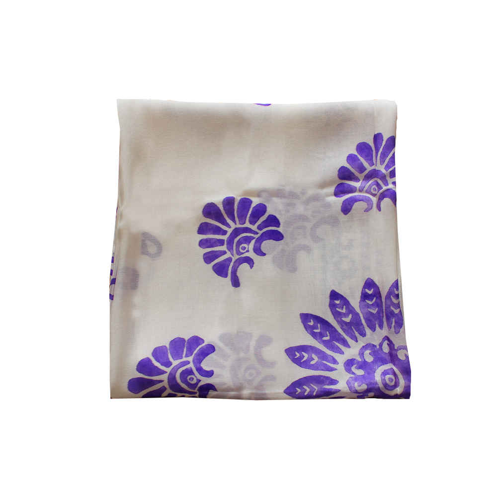 Persischer Seidenschal für Damen – Luxus und Lebendiges Banafshe-Design