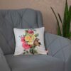 Gedruckter Samt Kissenbezug - Rosen Design (Set von 2)