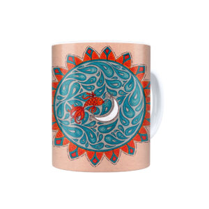 Persische Keramik Kaffeetasse – Modell Mah o Mahi