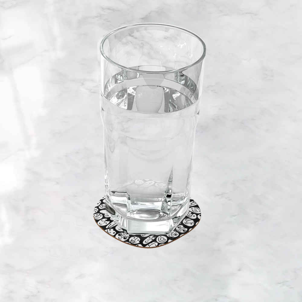 Set aus Untersetzern mit persisch inspiriertem Kalligrafie-Design Saranjam