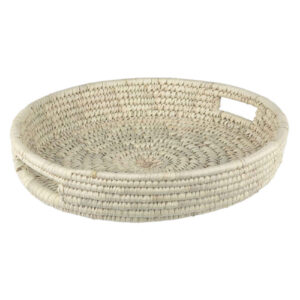 Persian Handwoven Palm Leaf Storage Basket Model Atena