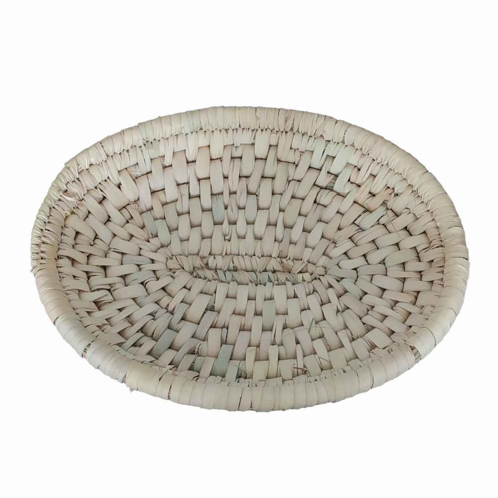 Persischer handgewebter Palmblatt-Korb Modell Roya