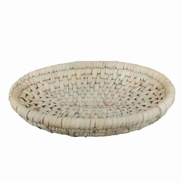 Persischer handgewebter Palmblatt-Korb Modell Roya