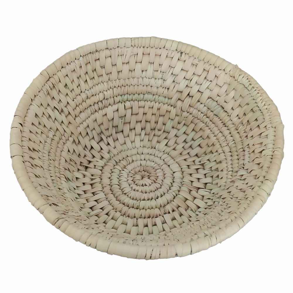 Handgewebter Palmblatt-Aufbewahrungskorb – Modell Tanin (persisch)