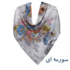 Sommerschal für Damen – Luxus Blumenmuster, Bahar-Design